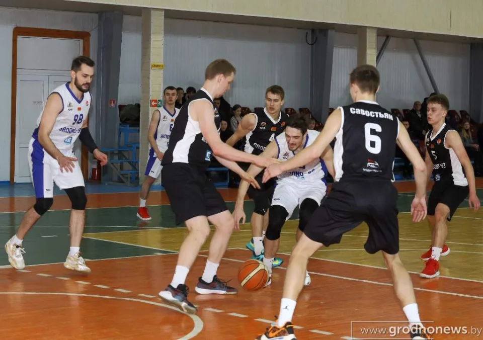 Баскетбол. Чемпионат Беларуси.  "Гродно" обыграл "Цмоки Минск 3"