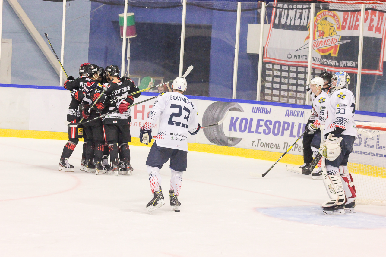 Чемпионата Беларуси по хоккею 2020: "Гомель" одержал трудовую победу над жлобинским "Металлургом"