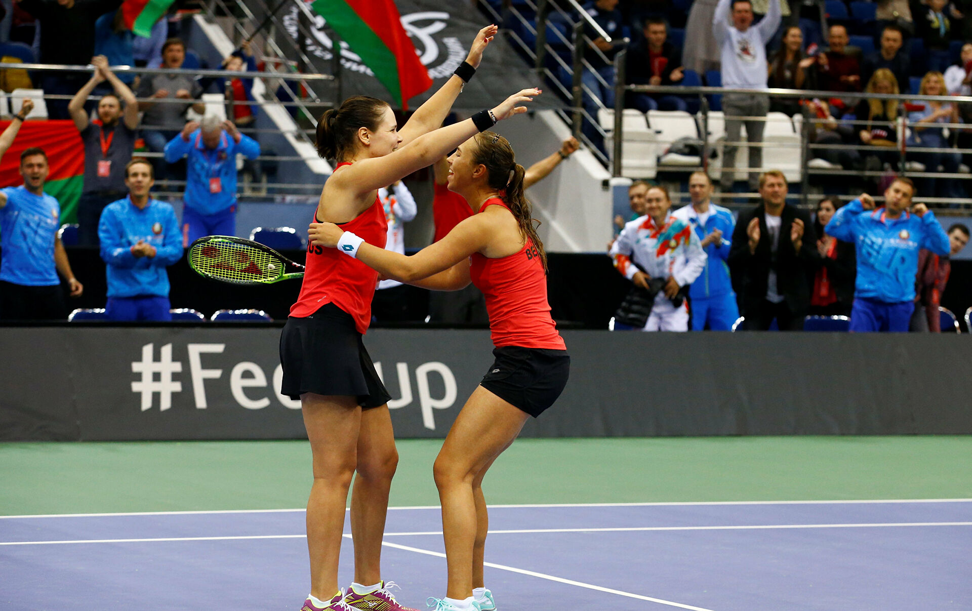 Теннис. Вера Лапко и Лидия Морозова выиграли в парном разряде на турнире в Нур-Султане