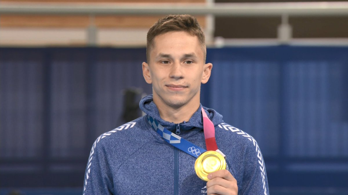 Иван Литвинович стал победителем первого этапа Кубка мира по прыжкам на батуте