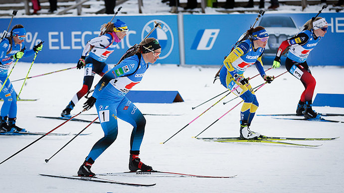 Сборная Норвегии выиграла женскую эстафету на этапе Кубка мира в Контиолахти