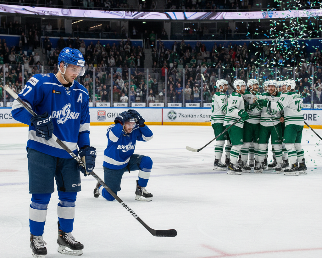 Снова мимо полуфинала: почему рекордный сезон «Динамо» разбился о казанский лед